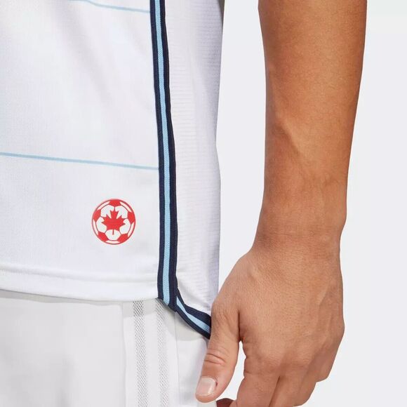 Adidas MLS Vancouver Whitecaps FC Authentic Jersey White Men Med soccer HI1854 - Picture 8 of 15